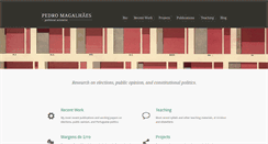 Desktop Screenshot of pedro-magalhaes.org