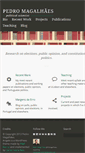 Mobile Screenshot of pedro-magalhaes.org